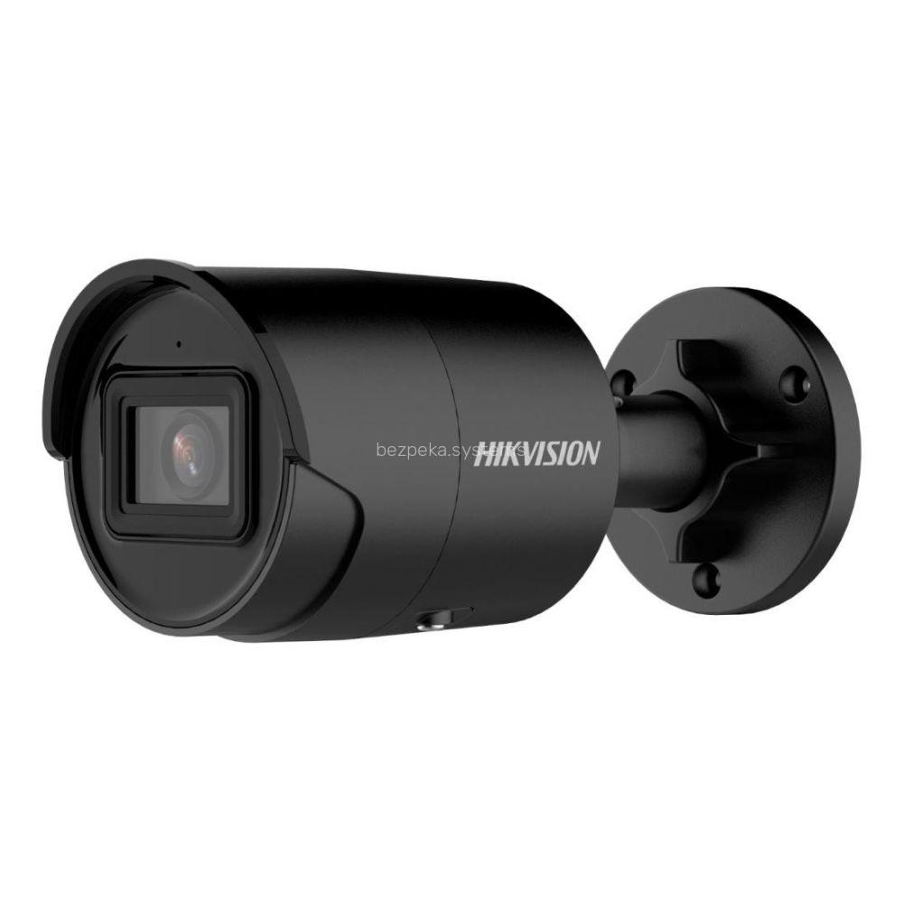 P-відеокамера 4 Мп Hikvision DS-2CD2043G2-IU Black (2.8 мм) AcuSense з відеоаналітикою та вбудованим мікрофоном для системи відеонагляду