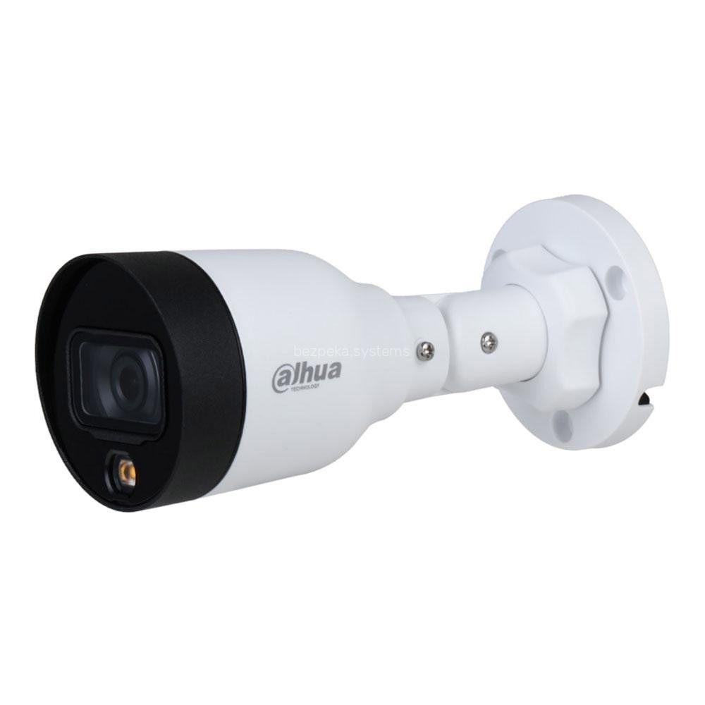 IP-видеокамера 2 Мп Dahua FullColor DH-IPC-HFW1239S1-LED-S5 для системы видеонаблюдения