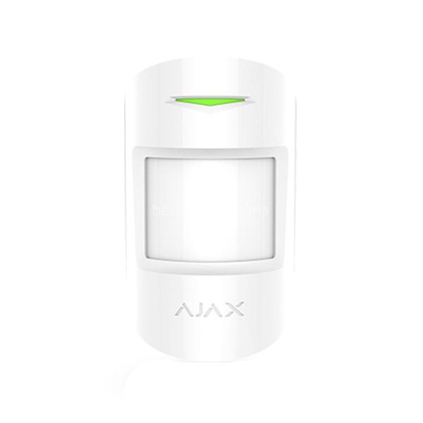 Бездротовий датчик руху Ajax MotionProtect Plus white EU з мікрохвильовим сенсором