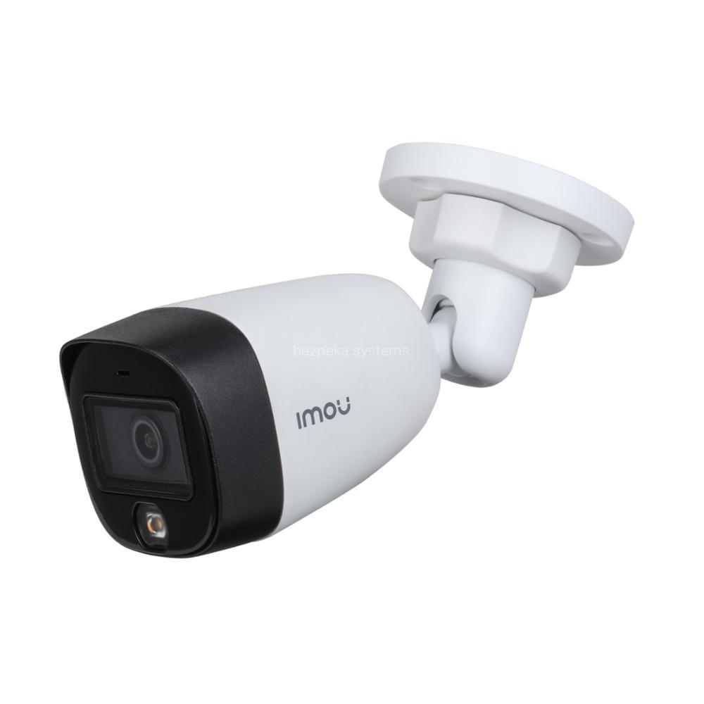 HDCVI відеокамера 2 Мп IMOU HAC-FB21FP (2.8 мм) з вбудованим мікрофоном для системи відеоспостереження