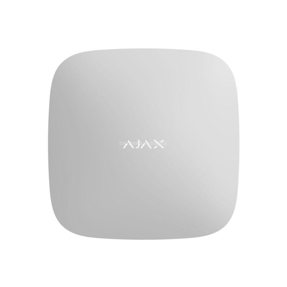 Інтелектуальна централь Ajax Hub 2 Plus (8EU/ECG) UA white з підтримкою 2 SIM-карт, LTE і Wi-Fi, підтримкою датчиків з фотофіксацією тривог