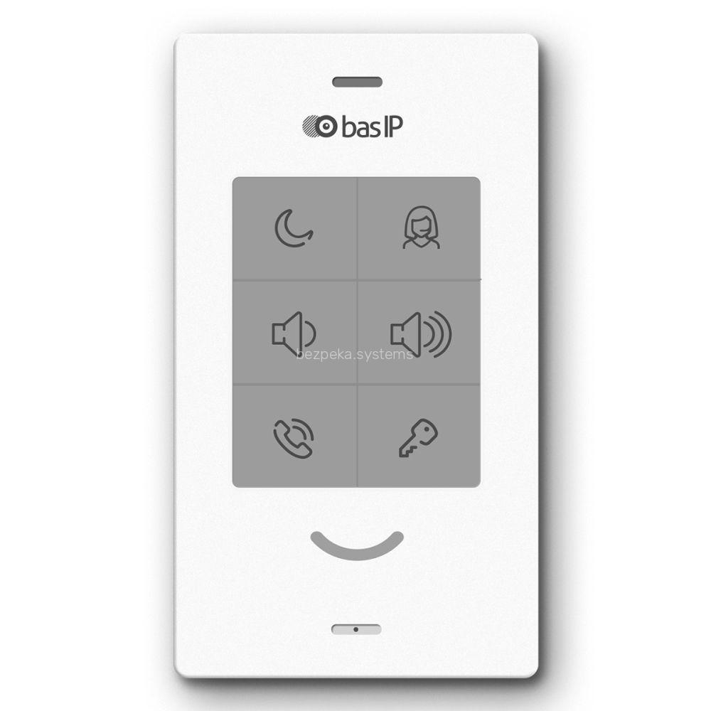 IP-аудіодомофон Bas-IP SP-03 white