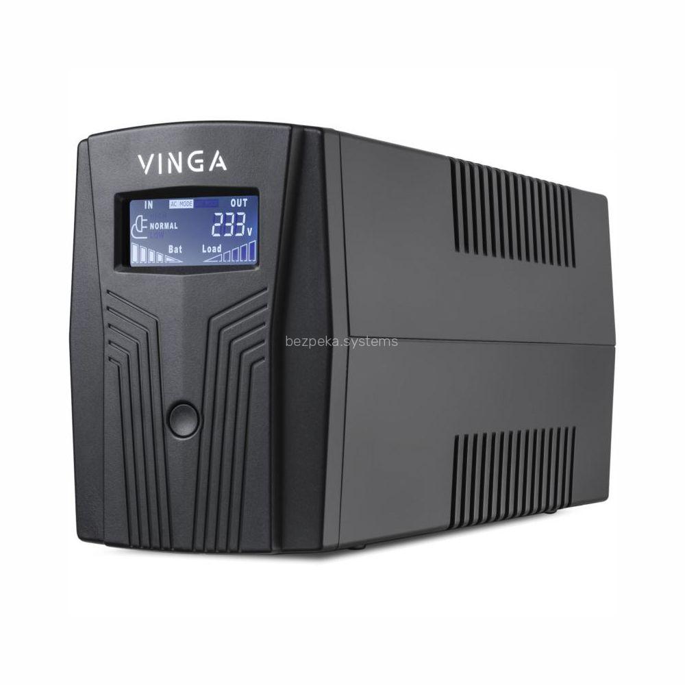 Джерело безперебійного живлення Vinga LCD 1200 ВА / 720 Вт