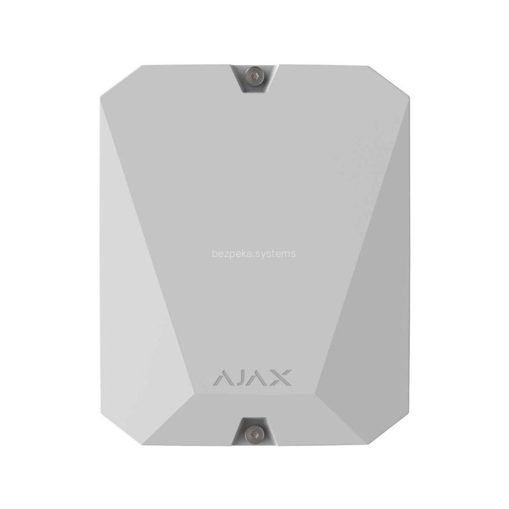 Модуль интеграции Ajax MultiTransmitter white ЕU сторонних проводных устройств в Ajax
