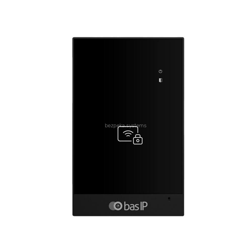 Зчитувач з контролером Bas-IP CR-02BD black з технологією UKEY