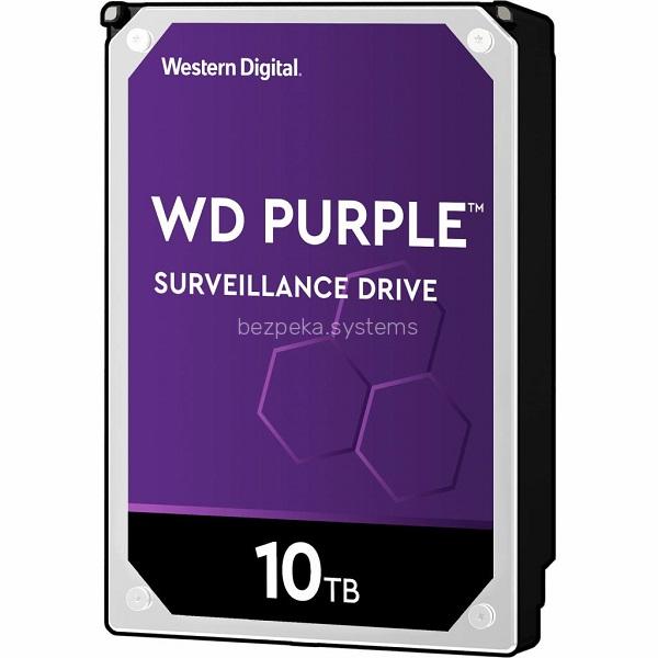 Жесткий диск 10TB Western Digital WD102PURZ для видеонаблюдения