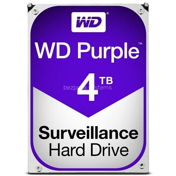 Жесткий диск 4TB Western Digital WD40PURZ для видеонаблюдения