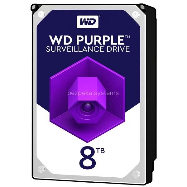 Жесткий диск 8TB Western Digital WD82PURZ для видеонаблюдения